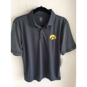 NWT, University Of Iowa Hawkeyes, Mens Polo Shirt, Size S, J America Brand